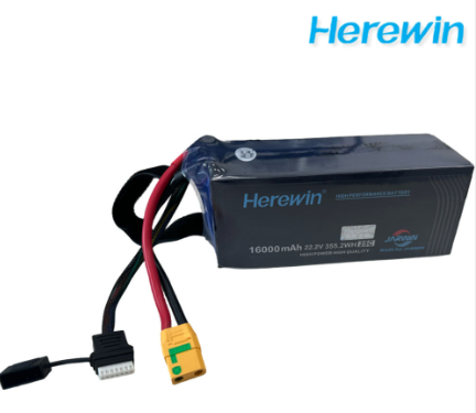 Herewin 6S 16000mAh 22.2V 25C Battery 방제 드론 배터리 리튬폴리머 커넥터 XT90